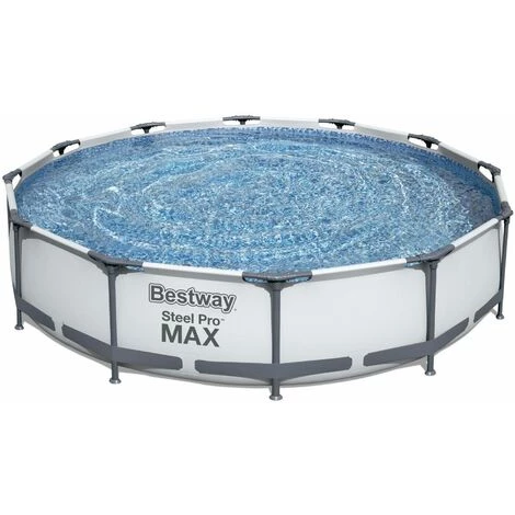 Piscine Tubulaire BESTWAY - Opalite Blanche - Piscine Ronde Ø3.6m Avec Pompe - Blanc 4 Piscine Tubulaire BESTWAY - Opalite Blanche - Piscine Ronde Ø3.6m Avec Pompe - Blanc – Image 2