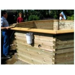 GARDIPOOL OCTOO 4,20 X 1,33 MARGELLE IPE - PISCINE BOIS -Piscine Soldes Boutique 28363728 5