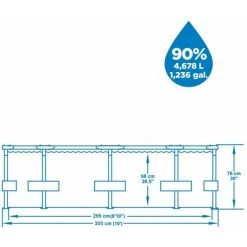 Piscine Hors-sol Tubulaire Bestway Steel Pro 305x76 Cm -Piscine Soldes Boutique 29108667 3