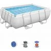 Piscine Hors-sol Tubulaire Bestway Power Steel 282x196x84 Cm Épurateur à Cartouche De 1 249 L/H -Piscine Soldes Boutique 29108713 1