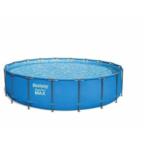 Piscine Tubulaire Ronde Bestway Steel Pro Max Bleu 5,49 X 1,22 M - Bleu 3 Piscine Tubulaire Ronde Bestway Steel Pro Max Bleu 5,49 X 1,22 M - Bleu
