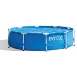 Piscine Tubulaire Metal Frame Ronde 3,05 X 0,76 M - Intex - Bleu