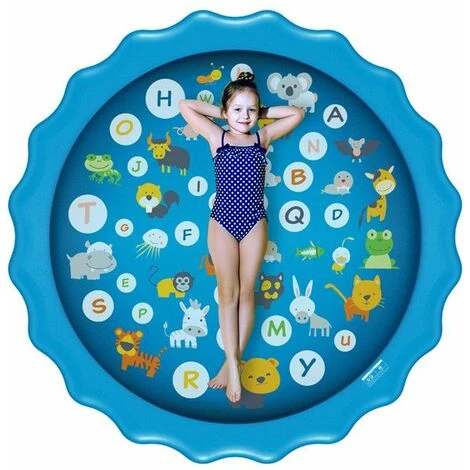 MAEREX 170*10CM Tapis Piscine Gonflable Play Mat Jouet Pour Enfants (Type C-170cm Lacy Splash Mat) 3 MAEREX 170*10CM Tapis Piscine Gonflable Play Mat Jouet Pour Enfants (Type C-170cm Lacy Splash Mat)