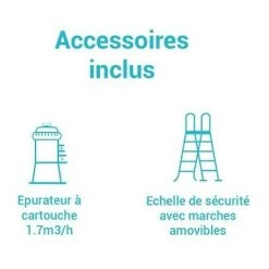 Piscine Tubulaire Baltik - Ronde - Ø 3,66 M X 0,99 M De Intex -Piscine Soldes Boutique 30866700 4