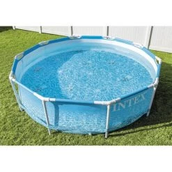 Koopman Piscine Hors Sol Tubulaire Ronde En Kit - Structure Acier - Ø 3,05 M X 0,76 M - Beachside Metal Framepool -Piscine Soldes Boutique 30871996 2