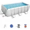 Piscine Hors-sol Tubulaire Bestway Power Steel 412x201x122 Cm Épurateur à Cartouche De 2 006 L/H Échelle -Piscine Soldes Boutique 30890835 1