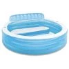 Piscine Familiale Avec Banquette Intégrée Intex - Bleu - Bleu Et Blanc -Piscine Soldes Boutique 30916327 1