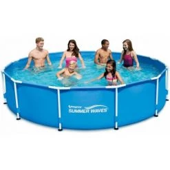 SUMMERWAVES Piscine Tubulaire Ronde Ø3,66 X76cm Summer Waves Avec Pompe -Piscine Soldes Boutique 30995255 3