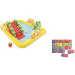 Intex Piscine Gonflable Pour Enfants Avec Puzzle Au Sol - 244 X 191 X 91 Cm -Piscine Soldes Boutique 31570198 4