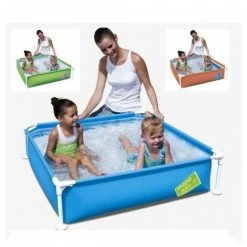 BESTWAY Piscina Quadrata Per Bambini 122x122x30 Cm.