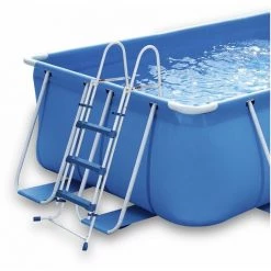 HABITAT & JARDIN Piscine Tubulaire Rectangulaire Bleue - LUDO 1 - 4 X 2 X 1 M - Filtration à Cartouche 8 HABITAT & JARDIN Piscine Tubulaire Rectangulaire Bleue - LUDO 1 - 4 X 2 X 1 M - Filtration à Cartouche -Piscine Soldes Boutique 32100821 3