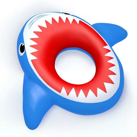 MERKMAK Piscine Gonflable De Lit Flottant De Requin Pour Enfants Et Adultes, Anneau De Natation Geant, Jouet D Eau Exterieur D Ete 3 MERKMAK Piscine Gonflable De Lit Flottant De Requin Pour Enfants Et Adultes, Anneau De Natation Geant, Jouet D Eau Exterieur D Ete