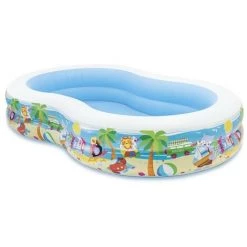 Piscine Enfant Paradis Lagoon Intex - Piscine - Bleu