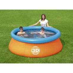 Piscine Hors-sol Gonflable Pour Enfants Animaux 3D Bestway 213x213x66 Cm -Piscine Soldes Boutique 32819088 3