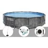 Kit Piscine Tubulaire Intex Baltik Ronde 5,49 X 1,22 M + Douche Solaire + Kit De Traitement Au Chlore + Pompe à Chaleur - Gris 1 Kit Piscine Tubulaire Intex Baltik Ronde 5,49 X 1,22 M + Douche Solaire + Kit De Traitement Au Chlore + Pompe à Chaleur - Gris -Piscine Soldes Boutique 32832041 1