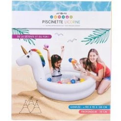 Paris Prix - Piscine Gonflable "licorne" 192cm Blanc 5 Paris Prix - Piscine Gonflable "licorne" 192cm Blanc -Piscine Soldes Boutique 33673330 2