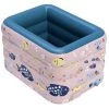 YONGQING Piscine Gonflable D'été à 4 Couches Ou Piscine Pliable Pour Enfants, Baignoire Extérieure Intérieure (1.2m) - Rose Lotus - Rose Lotus