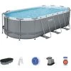 Piscine Hors-sol Tubulaire Bestway Power Steel Oval 549x274x122 Cm Épurateur à Cartouche De 5 678 L/H Bâche Et Échelle -Piscine Soldes Boutique 34171178 1