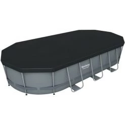 Piscine Hors-sol Tubulaire Bestway Power Steel Oval 549x274x122 Cm Épurateur à Cartouche De 5 678 L/H Bâche Et Échelle -Piscine Soldes Boutique 34171178 3