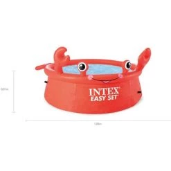Piscine Autoportée Easy Set Crabe 1,83 X 0,51 M - Intex - Rouge -Piscine Soldes Boutique 34599316 2