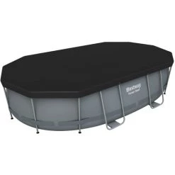 Piscine Hors-sol Tubulaire Bestway Power Steel Oval 488x305x107 Cm Épurateur à Cartouche De 3 028 L/H Bâche Et Échelle -Piscine Soldes Boutique 34684141 3
