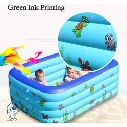 HAPPYSHOPPING Piscine Pour Enfants Maison-fond De Bulle D'impression A Trois Couches De 1,3 M 11 HAPPYSHOPPING Piscine Pour Enfants Maison-fond De Bulle D'impression A Trois Couches De 1,3 M -Piscine Soldes Boutique 35023519 5