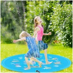 SWAGX Tapis Anti-éclaboussures Gonflable 100CM Sprinkle & Splash Play Mat Toys Pour Enfant 10 SWAGX Tapis Anti-éclaboussures Gonflable 100CM Sprinkle & Splash Play Mat Toys Pour Enfant -Piscine Soldes Boutique 35543026 4