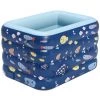 Aqrau Piscine Gonflable Sans Fil Automatique En PVC à Quatre Couches Pour Bébé De Ménage 1,2 M