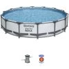 Piscine Hors-sol Tubulaire Bestway Steel Pro Max 427x84 Cm Épurateur à Cartouche De 2 006 L/H -Piscine Soldes Boutique 35680350 1