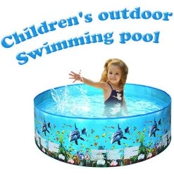 HAPPYSHOPPING Piscine Exterieure Portable Pour Enfants, Matiere Plastique, Type Dauphin, 152:25 - 152:25 -Piscine Soldes Boutique 36248532 5