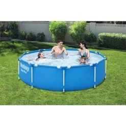 Piscina Desmontable Tubular Bestway Steel Pro 305x76 Cm Depuradora De Cartucho De 1.249 Litros/hora 11 Piscina Desmontable Tubular Bestway Steel Pro 305x76 Cm Depuradora De Cartucho De 1.249 Litros/hora -Piscine Soldes Boutique 36419345 5
