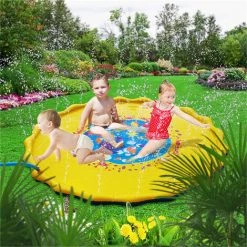 Tapis Piscine Pour Enfant Pad Jouets D'eau En Plein Air 170cm Coxolo 8 Tapis Piscine Pour Enfant Pad Jouets D'eau En Plein Air 170cm Coxolo -Piscine Soldes Boutique 36488901 3