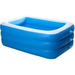 2.6m Portable Pliable Piscine Gonflable PVC Baignoire Extérieure Baignoire Intérieure Salle De Bains SPA Pour Enfants Adulte D'été Coxolo