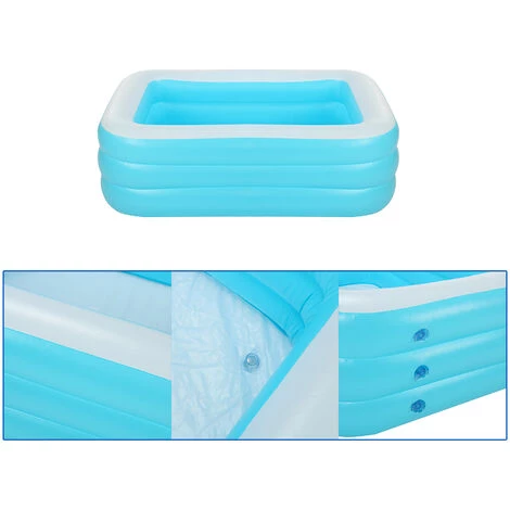 SWAGX Piscine Familiale En PVC Durable Pour Piscine Gonflable 180CM 5 SWAGX Piscine Familiale En PVC Durable Pour Piscine Gonflable 180CM – Image 3