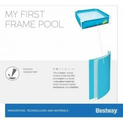 BESTWAY DEUTSCHLAND GMBH Carré Ma Première Piscine à Cadre - Divers Modèles 9 BESTWAY DEUTSCHLAND GMBH Carré Ma Première Piscine à Cadre - Divers Modèles -Piscine Soldes Boutique 37222350 4