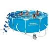 BESTWAY Piscine Ronde Avec Station De Traitement Structure Métallique Ø 366x100 Cm.