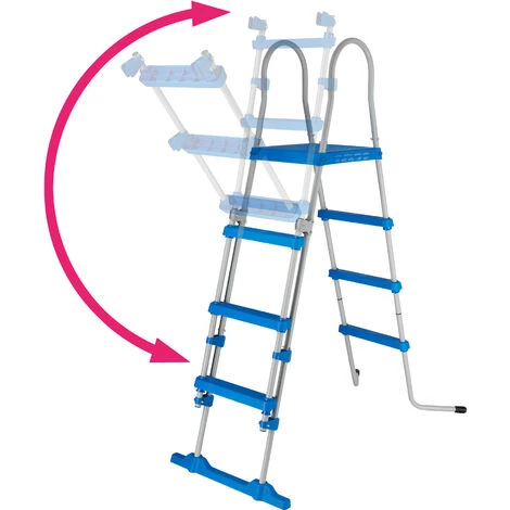 TECTAKE Piscine Tubulaire Ronde MERINA + Bache, échelle Et Autres Accessoires - Piscinette Tubulaire, Piscine Hors-sol, Piscine Autoportée - Bleu 7 TECTAKE Piscine Tubulaire Ronde MERINA + Bache, échelle Et Autres Accessoires - Piscinette Tubulaire, Piscine Hors-sol, Piscine Autoportée - Bleu – Image 5