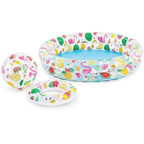 Piscine Gonflable Enfant à Motifs De Dessin Animé Baignoire Gonflable Piscine Multicolore, 122 *25 Cm Fontainebleau 5 Piscine Gonflable Enfant à Motifs De Dessin Animé Baignoire Gonflable Piscine Multicolore, 122 *25 Cm Fontainebleau – Image 3