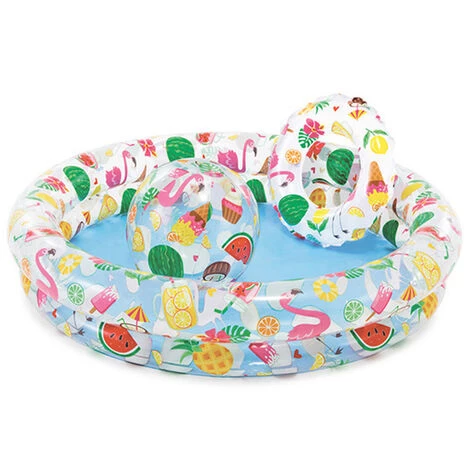 Piscine Gonflable Enfant à Motifs De Dessin Animé Baignoire Gonflable Piscine Multicolore, 122 *25 Cm Fontainebleau 6 Piscine Gonflable Enfant à Motifs De Dessin Animé Baignoire Gonflable Piscine Multicolore, 122 *25 Cm Fontainebleau – Image 4