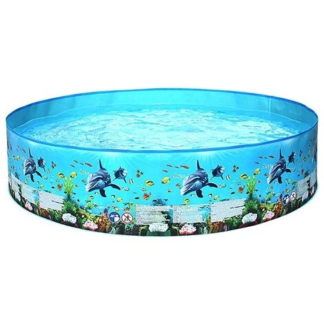 THSINDE Piscine Pliant Piscine Inflation Sans Plastique Dur Portable Famille Piscine Ronde Piscine Pour Bebes Enfants Adultes,122*25cm 3 THSINDE Piscine Pliant Piscine Inflation Sans Plastique Dur Portable Famille Piscine Ronde Piscine Pour Bebes Enfants Adultes,122*25cm