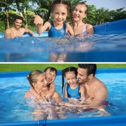 ALICE'S GARDEN Piscine Tubulaire Leman Avec Filtre à Cartouche Et Pompe De Filtration, Piscine Hors Sol 3x2 M -Piscine Soldes Boutique 44640515 4