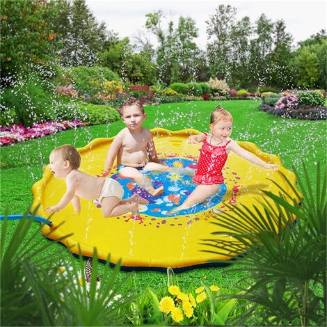 Tapis Piscine Pour Enfant Pad Jouets D'eau En Plein Air 170cm Jmax 5 Tapis Piscine Pour Enfant Pad Jouets D'eau En Plein Air 170cm Jmax – Image 3