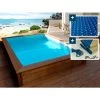 HABITAT ET JARDIN Piscine Bois Rectangle " Toledo "- 3.00 X 2.00 X 0.71 M - Bâche à Bulles 180 µ - Bâche Hiver 280 G/m² -Piscine Soldes Boutique 44805721 1