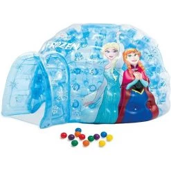 INTEX Jeu Gonflable Casa Igloo FROZEN XM Pour Enfant, Intérieur Et Extérieur 185X157X H107 Cm