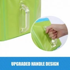 Pecute Piscine Pour Chien, M 80x20cm, Baignoire Chien Pliable | Plus Robuste, Piscine Enfant | Pour Jardin, Patio Ou Salle De Bain, Piscine Animaux, Inusable, Avec Poignées - Vert -Piscine Soldes Boutique 47518530 3