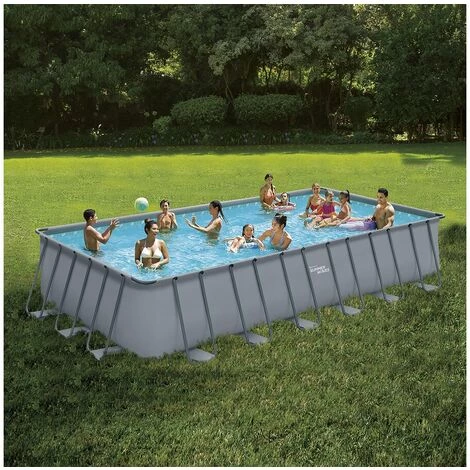 HABITAT ET JARDIN Piscine Tubulaire "Elite" - LUDO 5 - 7.32 X 3.66 X 1.32 M - Sans Filtration 4 HABITAT ET JARDIN Piscine Tubulaire "Elite" - LUDO 5 - 7.32 X 3.66 X 1.32 M - Sans Filtration – Image 2