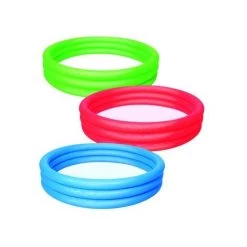 PLANSCHBECKEN KINDERPOOL BESTWAY UNI Ø152X30CM ROT/BLAU/GRÜN -Piscine Soldes Boutique 48773884 2