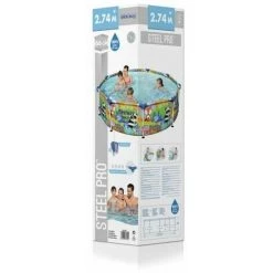 BESTWAY DEUTSCHLAND GMBH Panda Piscine Hors-sol Ronde Bestway® Steel Pro? -Piscine Soldes Boutique 50698604 3