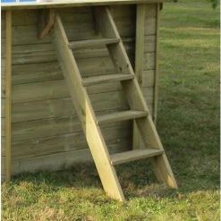 Gré Piscine Bois CANNELLE 2 5,35m X 3,35m X H: 1,17m -Piscine Soldes Boutique 50752818 5