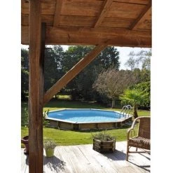 Gré Piscine Bois VIOLETTE 2 Ø5,00m X H: 1,27m -Piscine Soldes Boutique 50752820 2